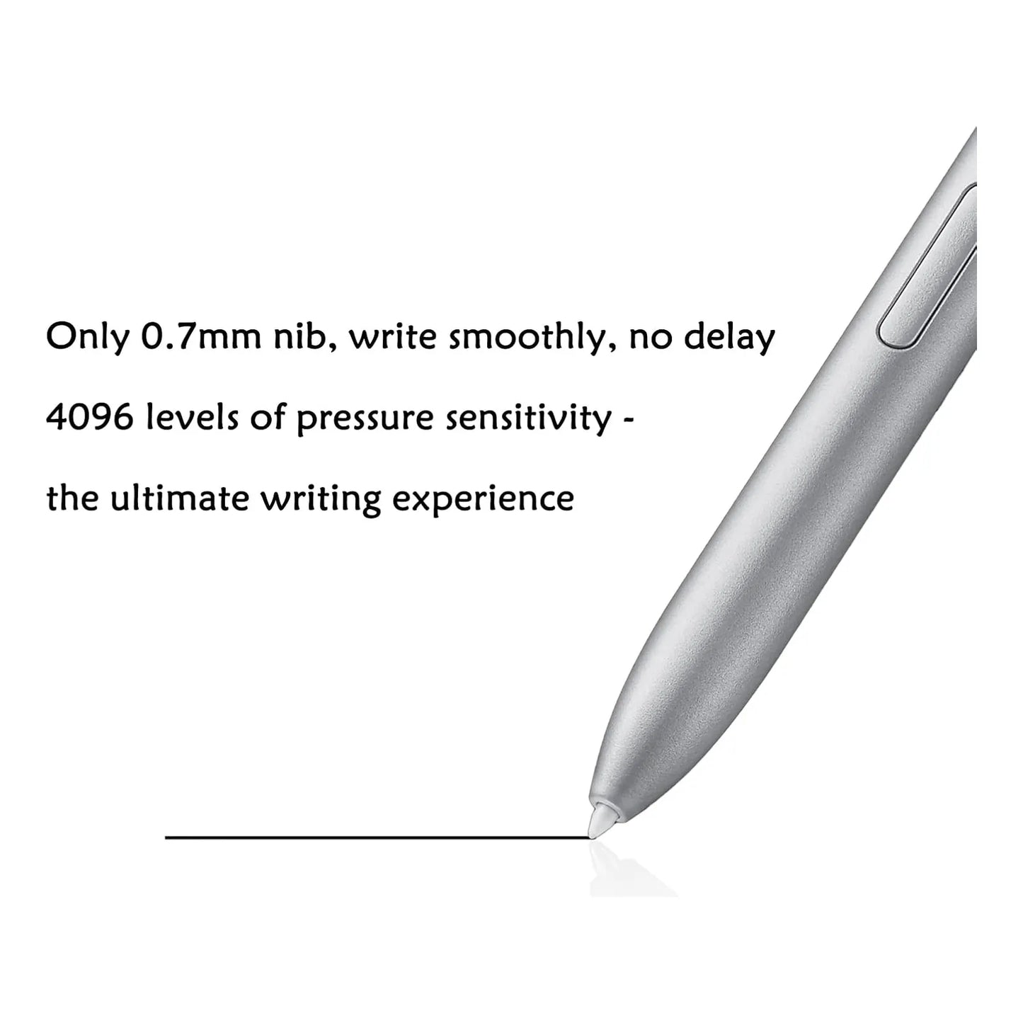Lápiz Capacitivo Repuesto Galaxy Tab S7 FE S Pen Plata Mística Compatible Con Samsung