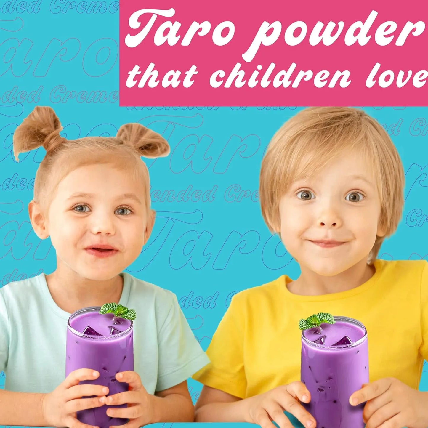 Polvo De Taro Para Té De Burbujas 1361 Gramos 45 Porciones Sabores Auténticos