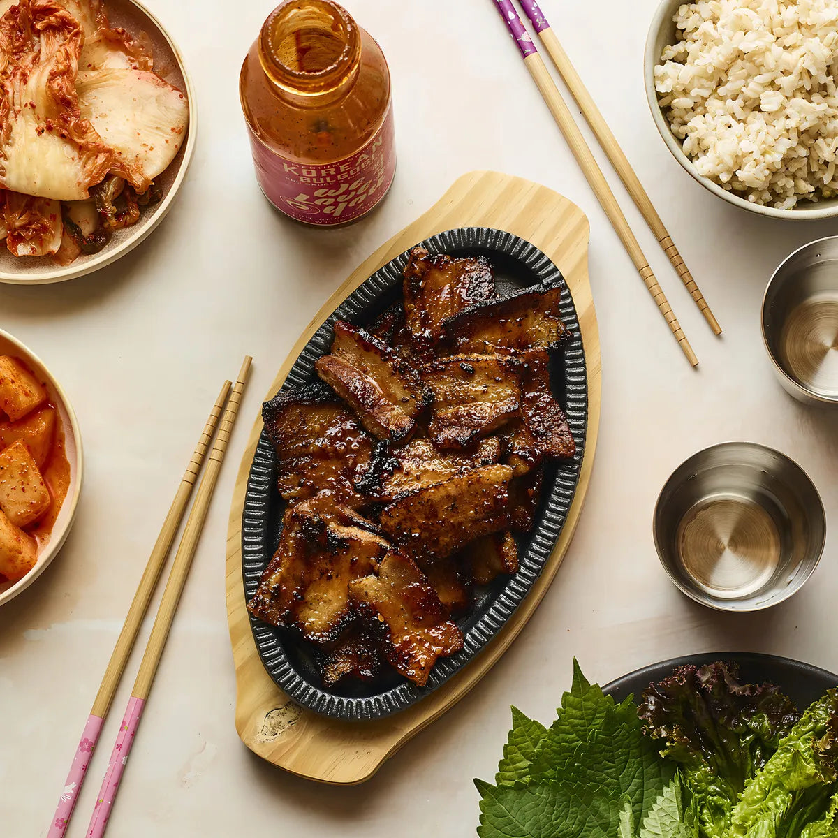 Bulgogi Coreano Picante Kalbi Galbi Bbq Adobo Y Salsa Sin Gluten Sabores Auténticos