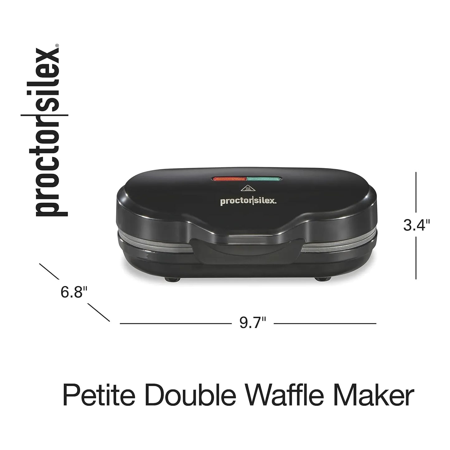 Máquina Hacer Gofres Doble Proctor Silex Rejillas Antiadherentes Compacta