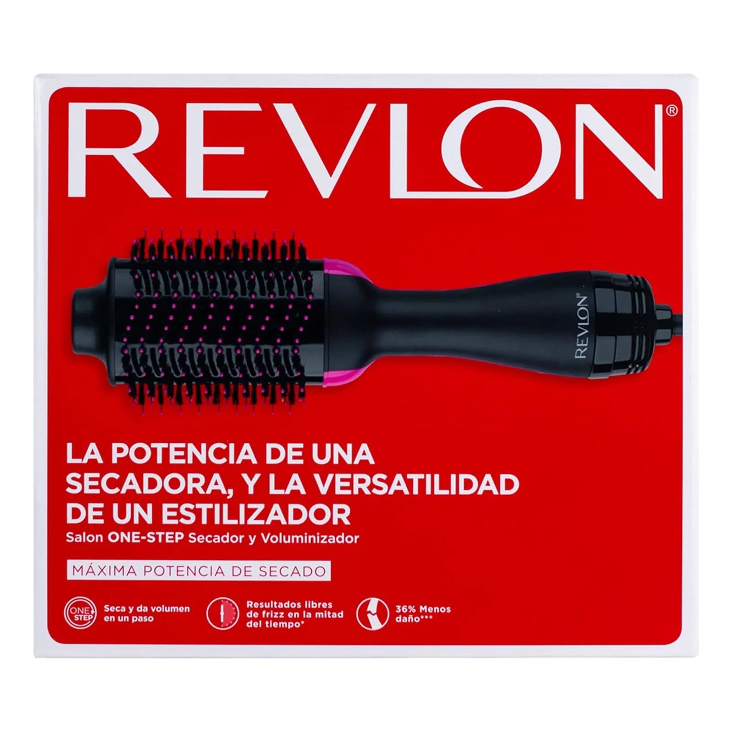 Cepillo Secador Revlon One Step Seca Peina Y Da Volumen Profesional En Casa