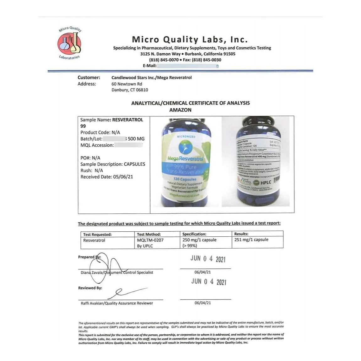 Resveratrol 500 Mg Grado Farmacéutico 120 Cápsulas Vegetales Puro Y Micronizado