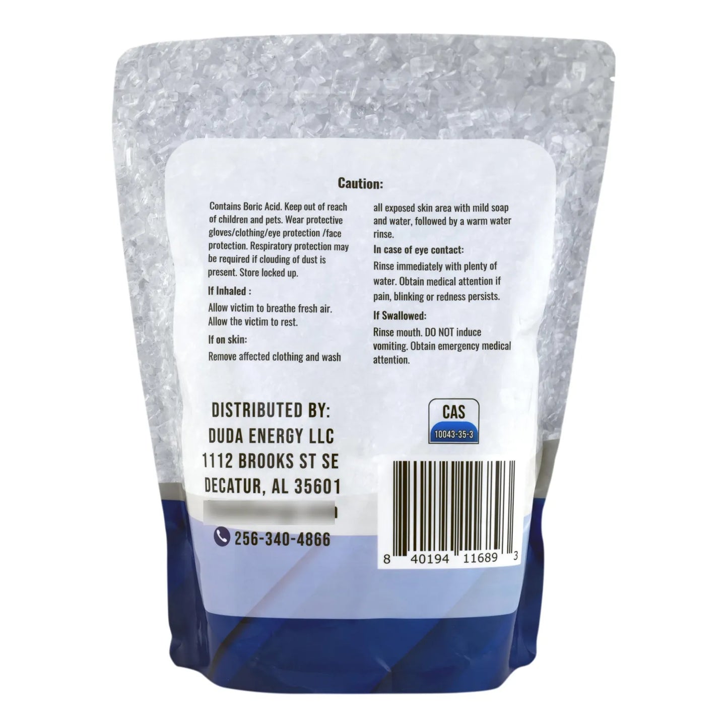 Acido Borico Granular 99.9 Puro Grado Industrial Bolsa 5 Lb