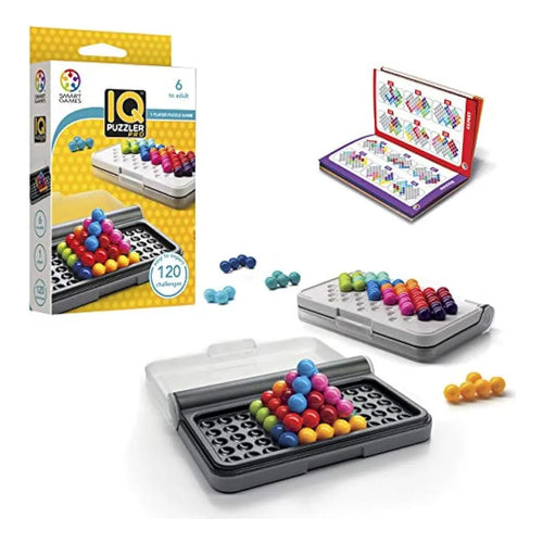 SmartGames IQ Puzzler Pro Juego De Viaje 3D Para Niños Y Adultos Diversión Y Aprendizaje