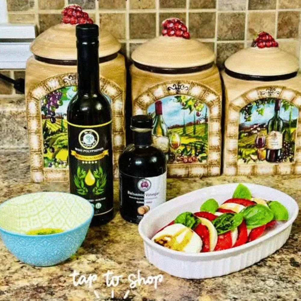 Aceite De Oliva Virgen Extra Prensado En Frio Alto En Polifenoles M G Pappas 12.7 Onzas