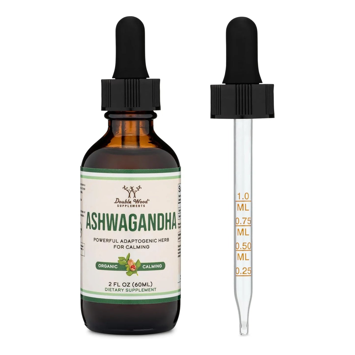Gotas Orgánicas De Ashwagandha Sin Sabor - Imagen 3