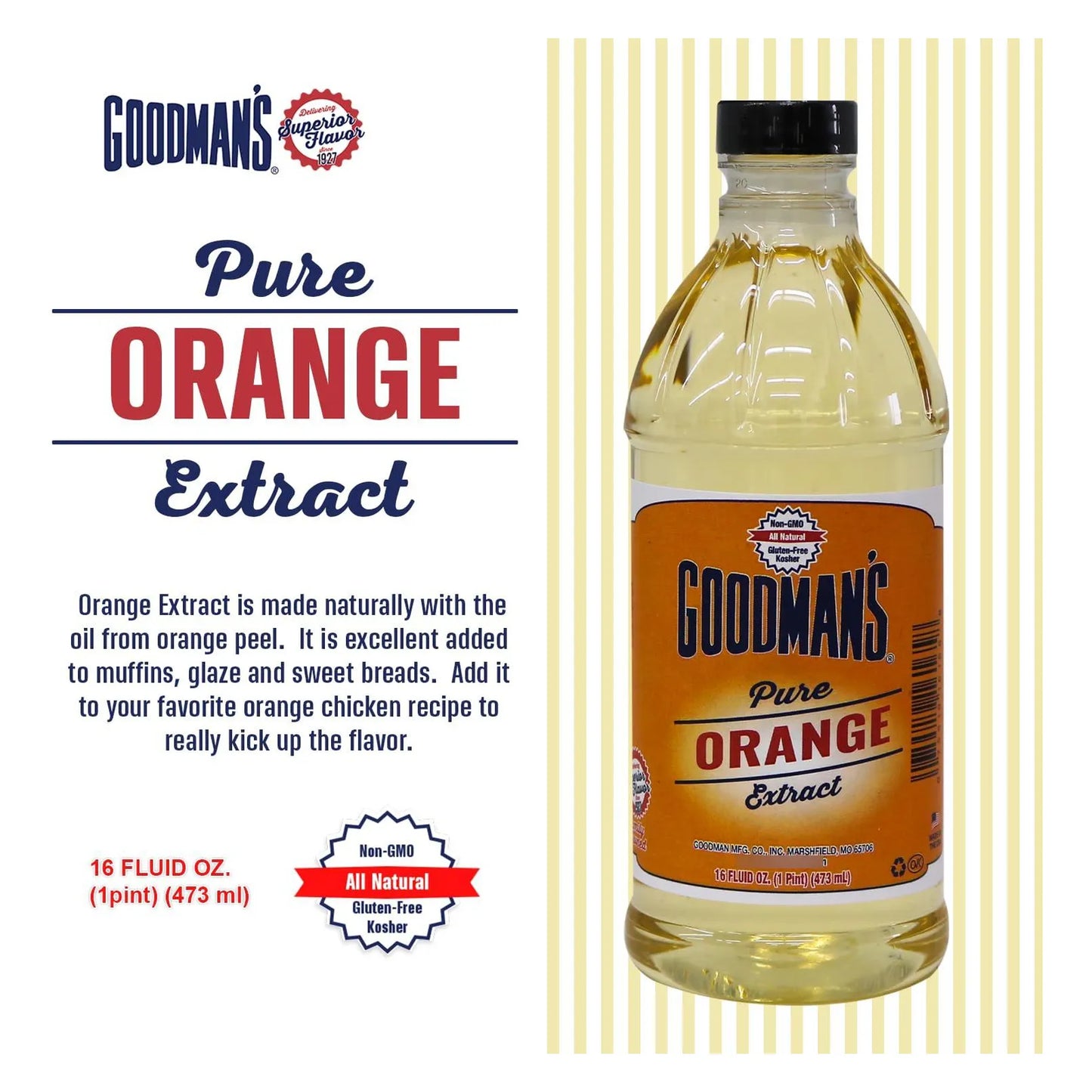 Extracto De Naranja Puro Natural Sin Gluten Bajo En Calorías Y Carbohidratos