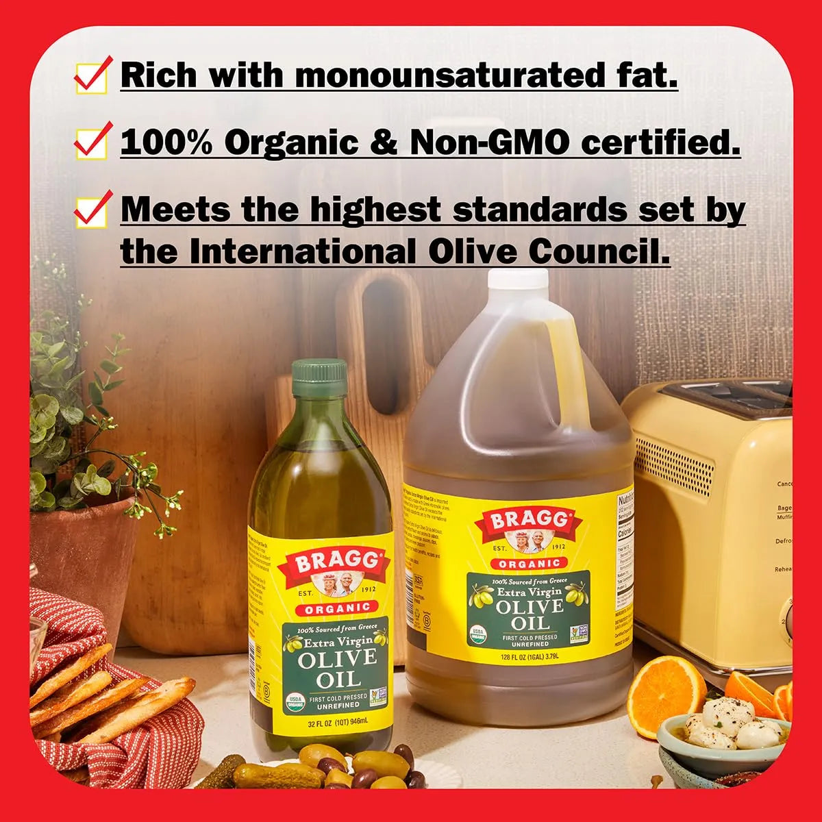 Aceite De Oliva Orgánico ExtraVirgen Prensado En Frío Ace Somos Importaciones Gold