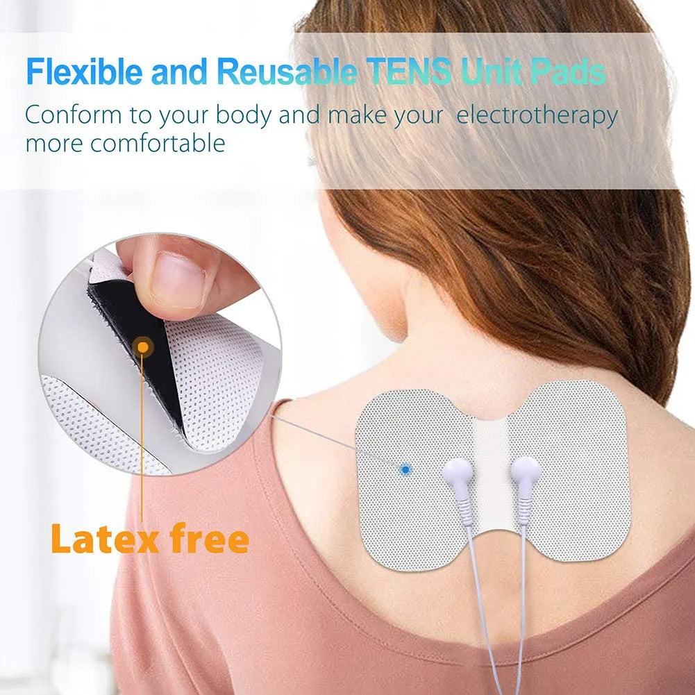 Masajeador Eléctrico Mariposa Con 4 Almohadillas TENS/EMS Alivia Dolores Musculares