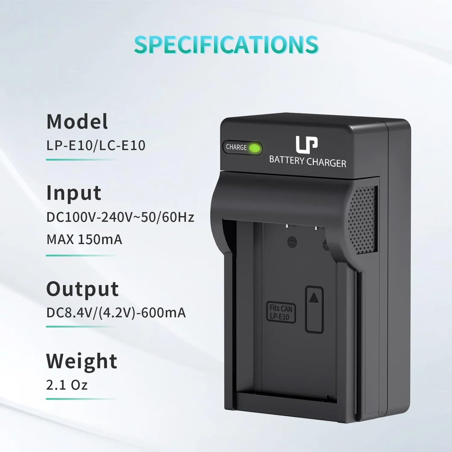 Bateria Recargable Lp E10 1500mah Para Camaras Canon