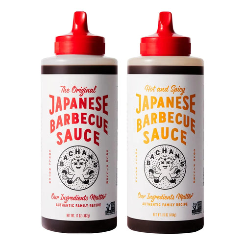 Salsa Japonesa Bachan's Paquete De Dos Sabores Original Y Picante Sin OMG Vegana