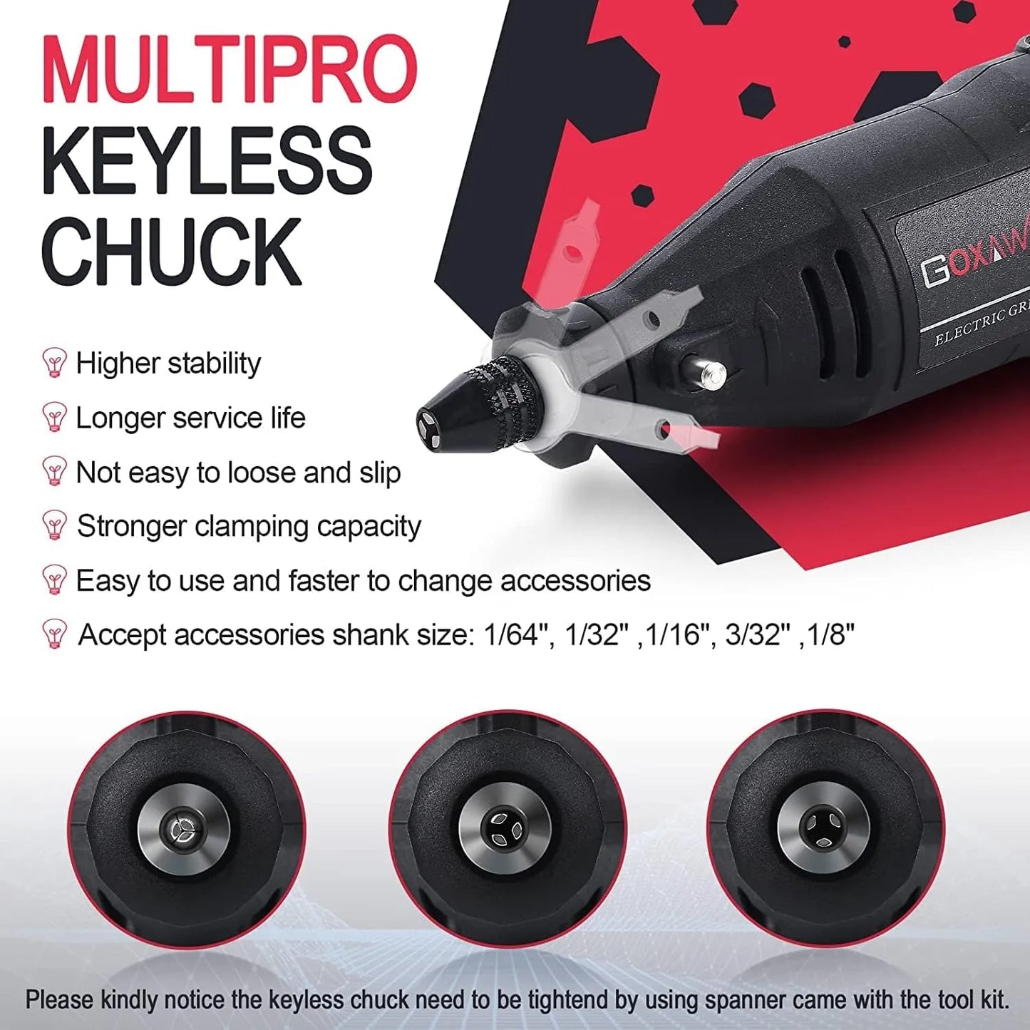 Minitaladro Electrico 140 Accesorios Velocidad Variable GOXAWEE Ideal Para Bricolaje