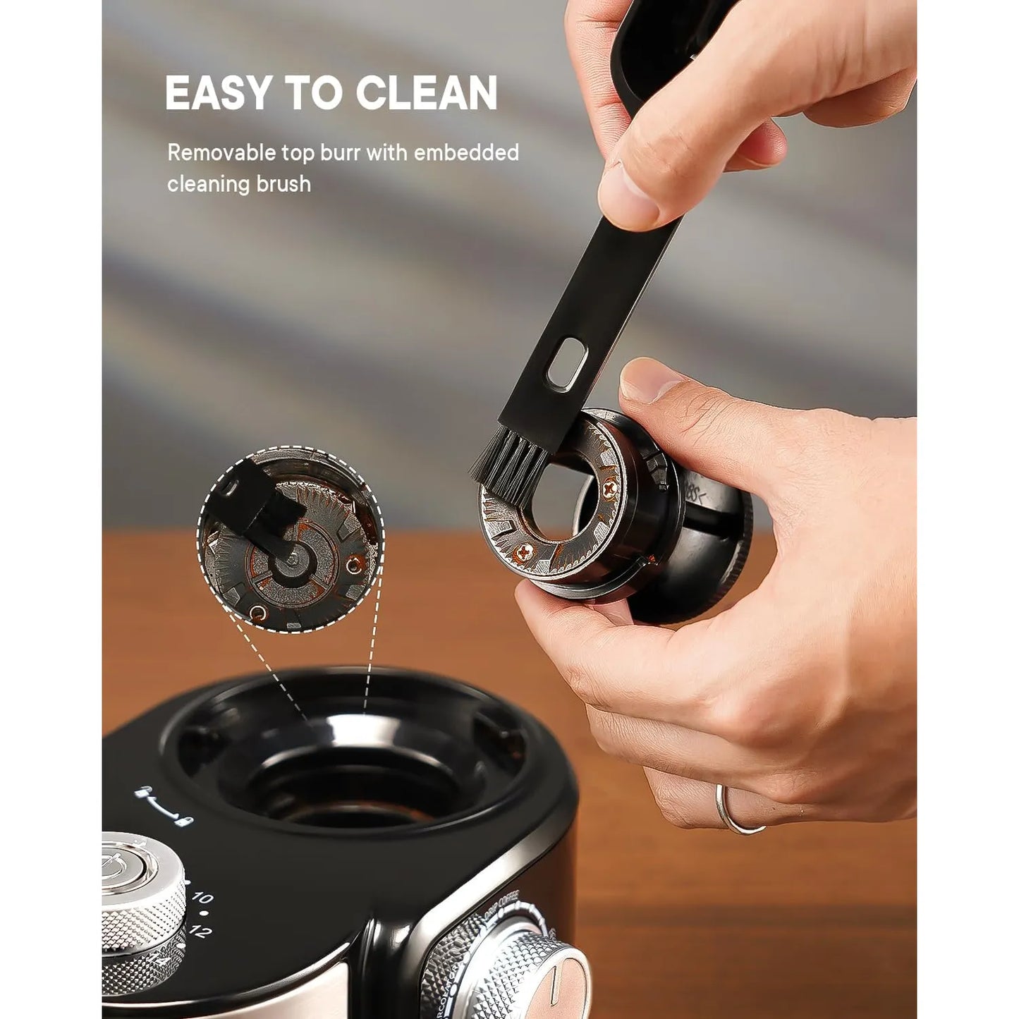 Molinillo De Café Eléctrico Shardor 2.0 16 Niveles Molienda Ajustable Envío Gratis