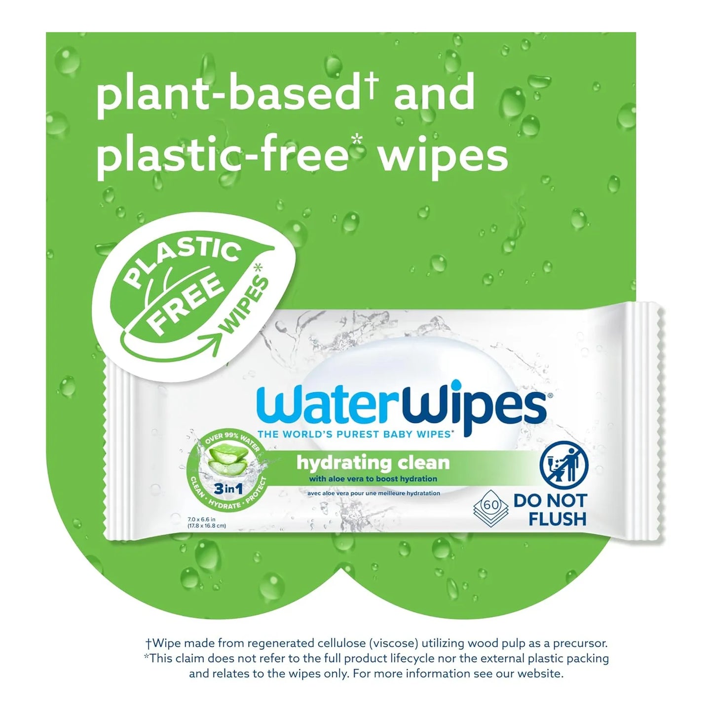 Toallitas Hidratantes Bebé 99 Agua Aloe Vera 360 Unidades Limpieza Suave Y Natural