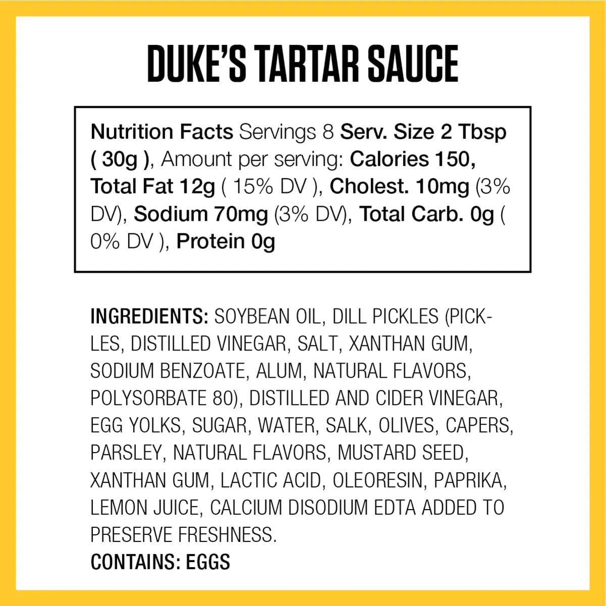 Salsa Tartara Dukes 240 Ml Paquete De 12 Unidades Sabores Premium Importado