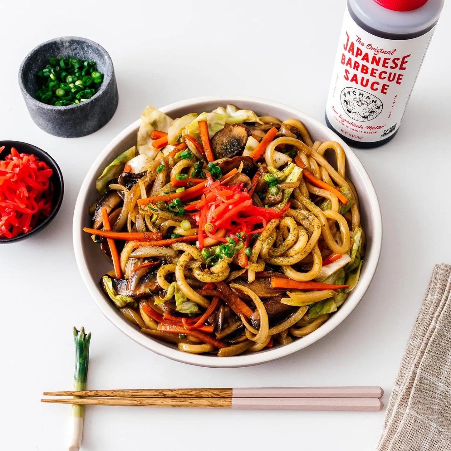 Salsa Japonesa Bachan's Paquete De Dos Sabores Original Y Picante Sin OMG Vegana