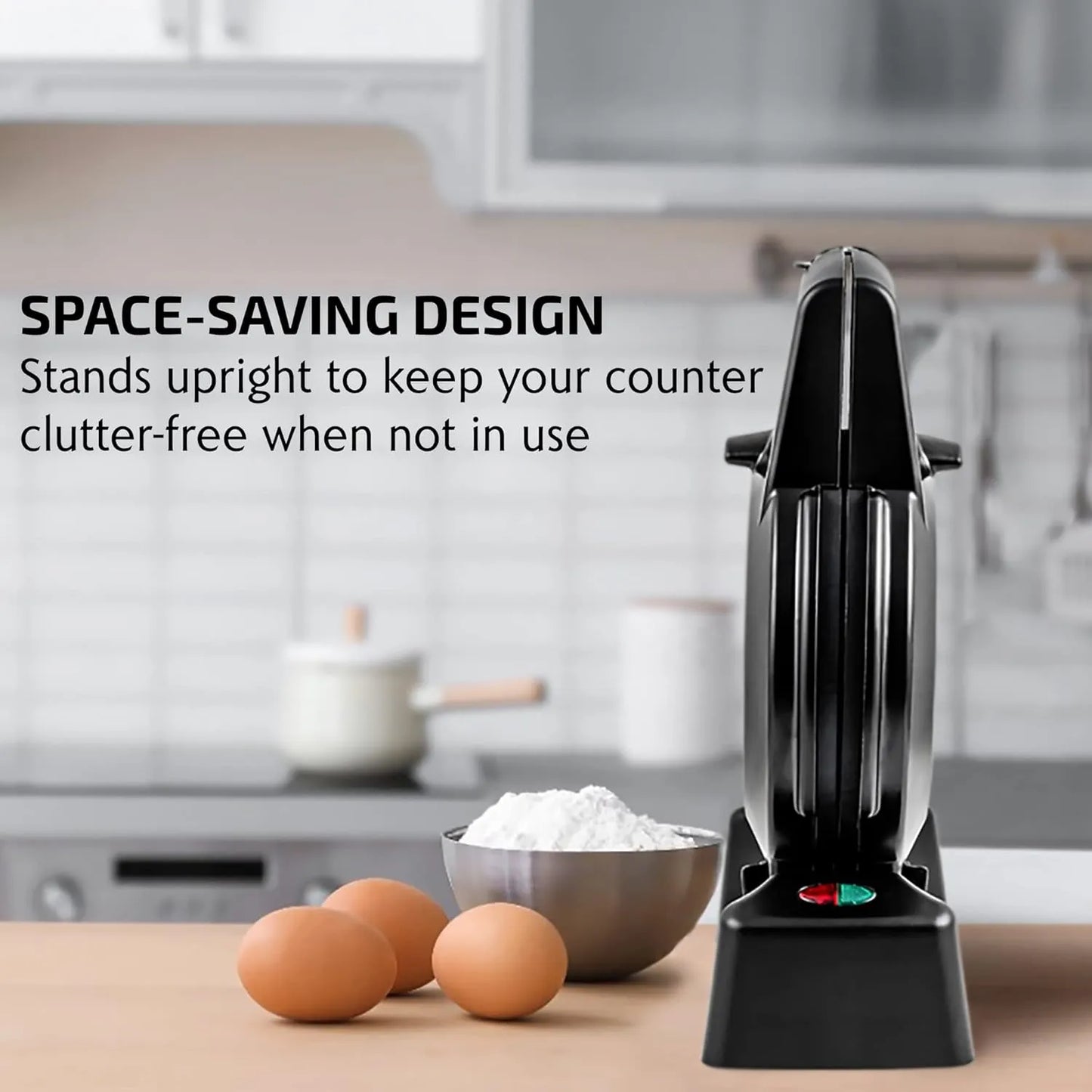 Gofrera Belga Ovente Con Platos Antiadherentes Rotación 180° Para Waffles Perfectos