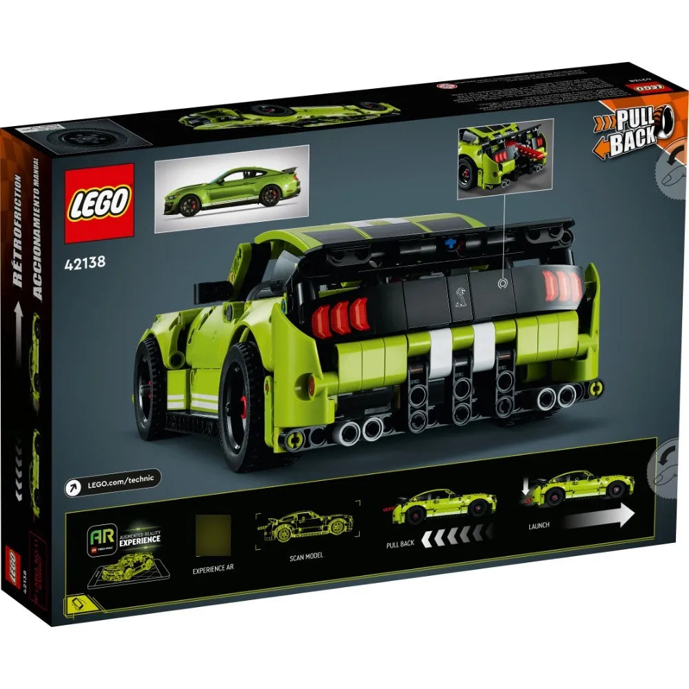 Lego Technic Ford Mustang Shelby GT500 42138 Set De Construcción 544 Piezas Con App AR