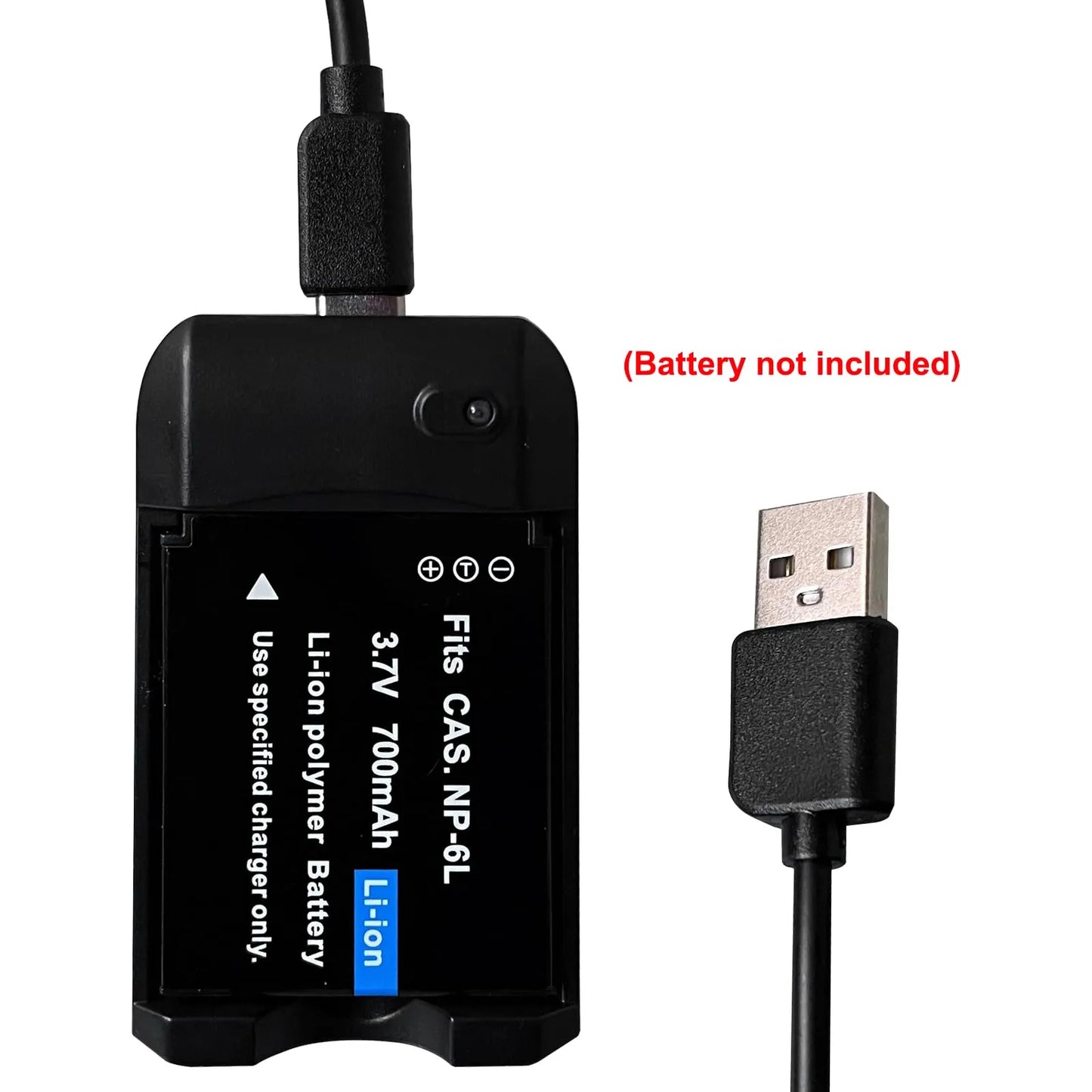 Cargador Digital Bateria Litio Recargable 3.7V 700mAh NP6L Compatible Multiples Camaras