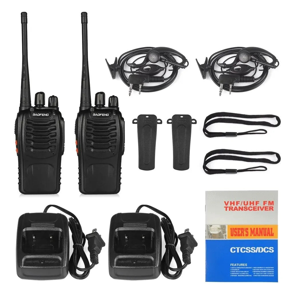 Woki Toki Radio Bidireccional 16 Canales Ultraportatil Alcance 3.1 Millas