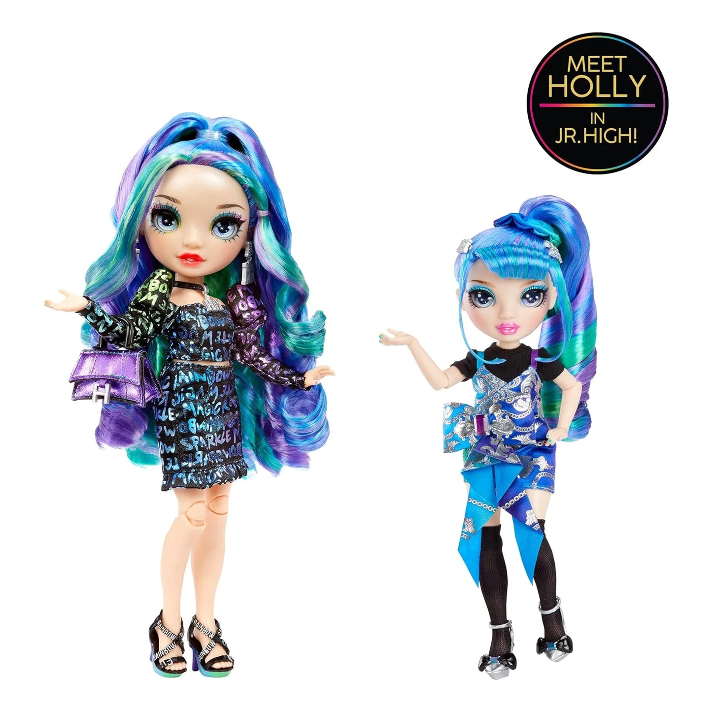 Muñeca De Moda Azul Y Verde De 22.86 Cm Con Accesorios Y Moc