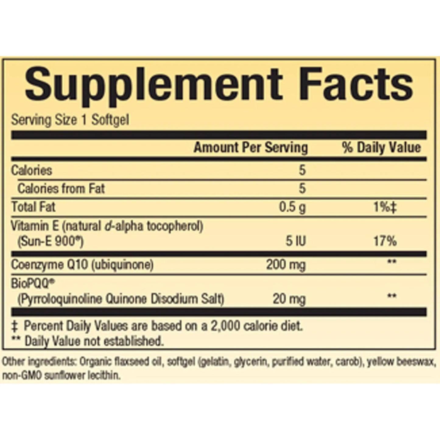 PQQ 10 Suplemento Antioxidante 60 Capsulas Blandas Energia Celular Y Antiaging