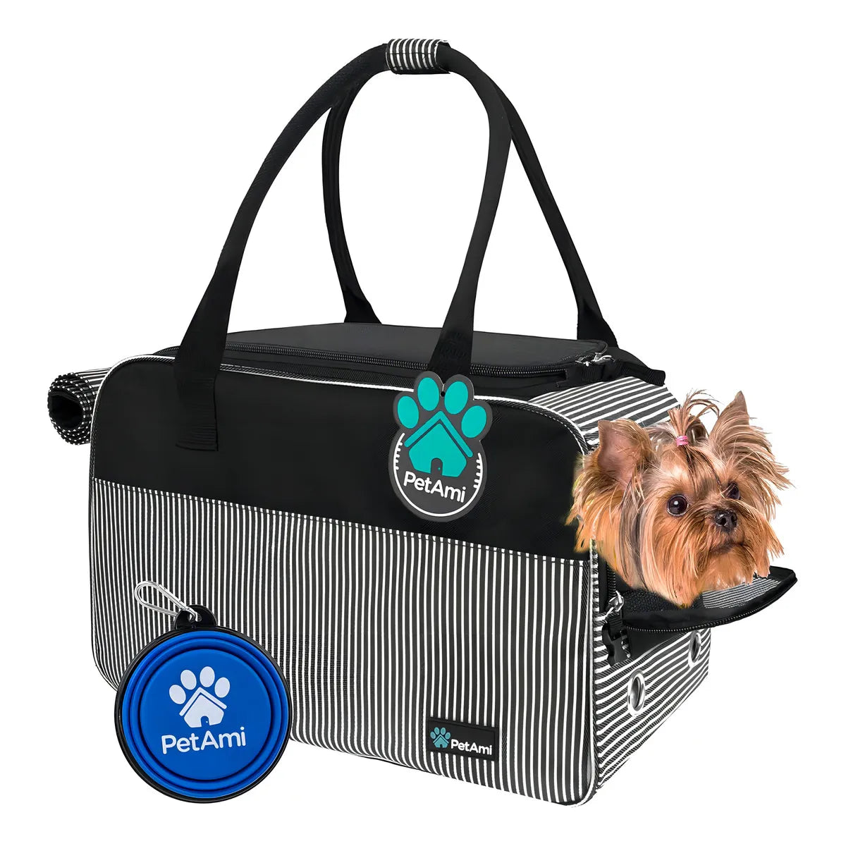 Maleta Transporte Mascotas Malla Ventilada Segura Y Comoda