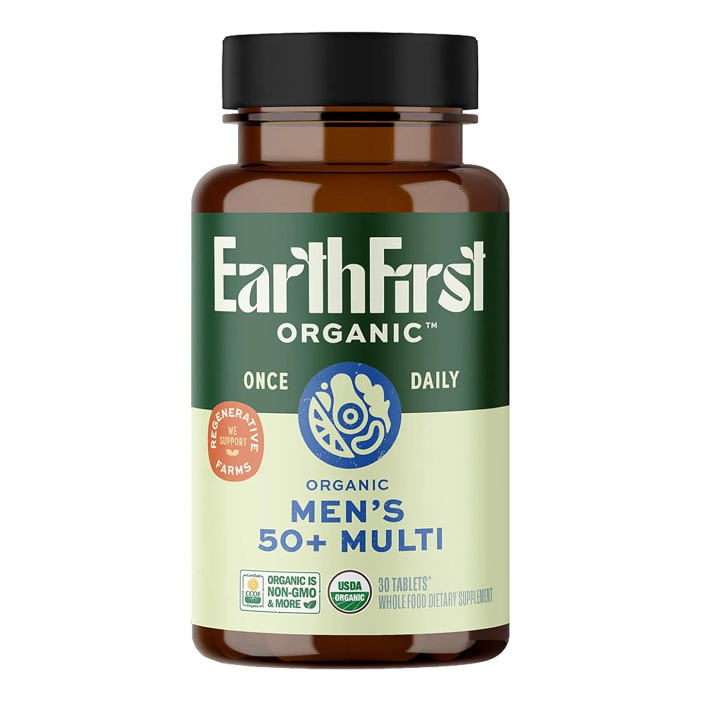 Multivitaminas Hombres 50+ 30 Tabletas Salud Prostata Huesos Energia