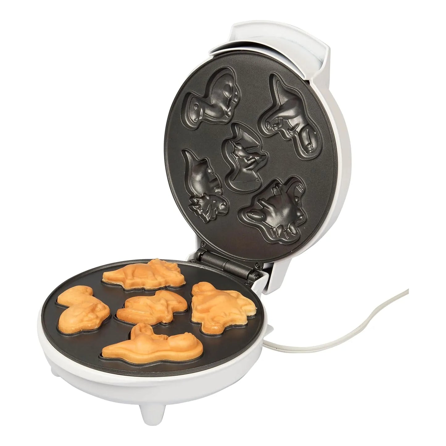 Mini Wafflera Dinosaurios 5 Formas Antiadherente Desayunos Divertidos