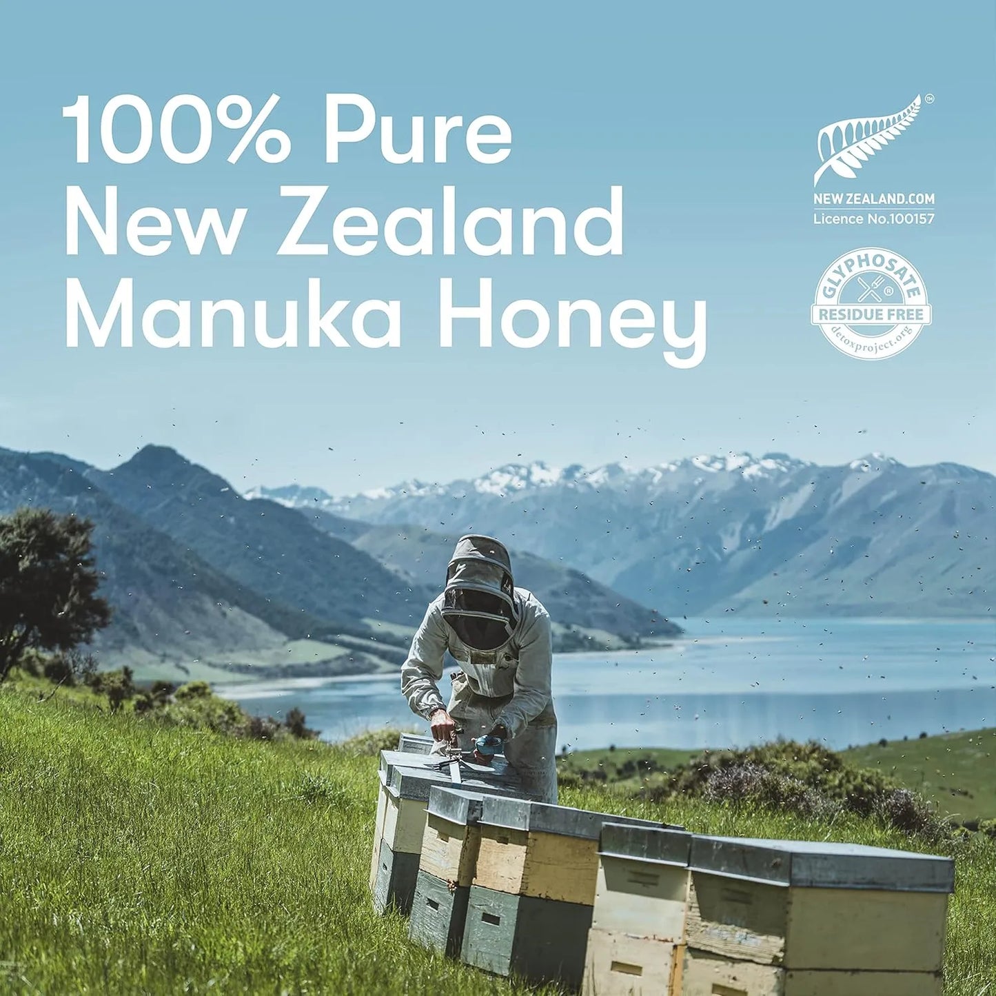 Miel De Manuka Cruda UMF 10+ MGO 263+ 500g Certificada Nueva Zelanda Honey Co
