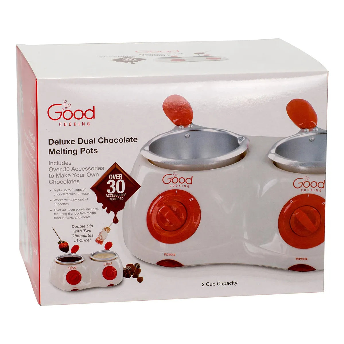 Olla Para Fondue De Chocolate Good Cooking Blanco Postres Perfectos