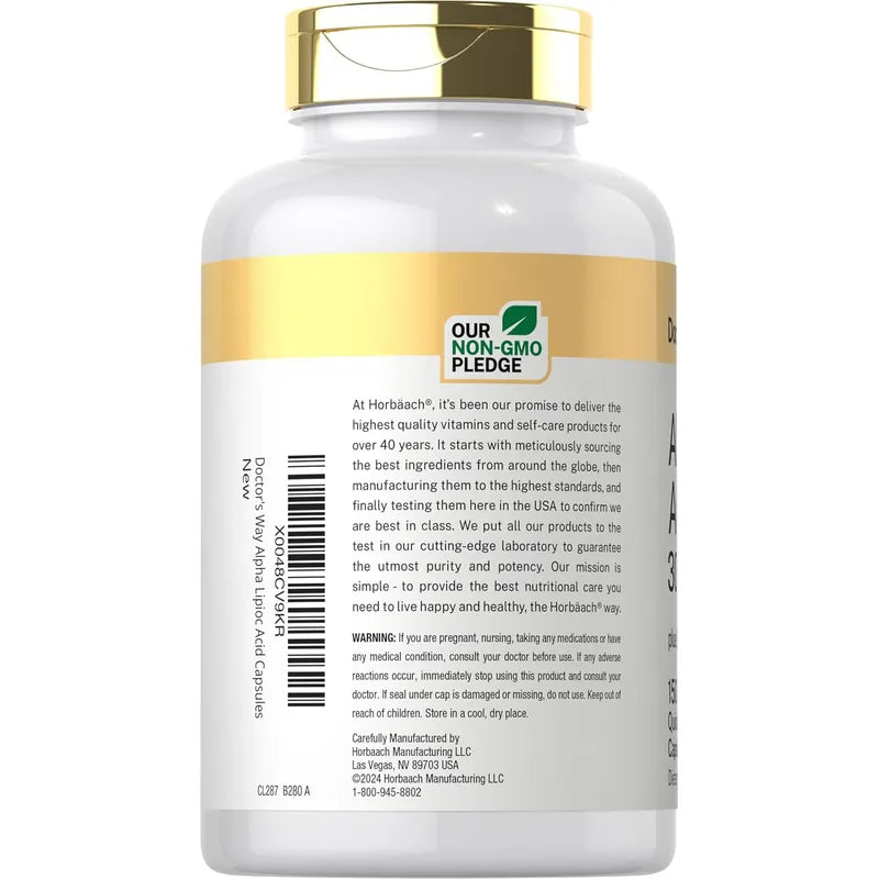 Ácido Alfa Lipoico 300 Mg Con Biotina Optimizad Doctor's Way