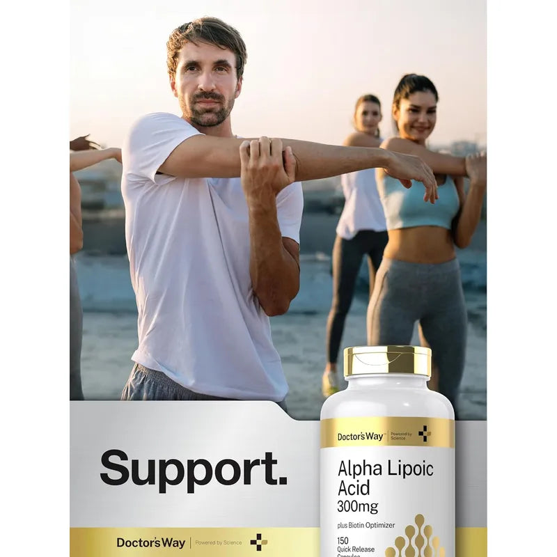Ácido Alfa Lipoico 300 Mg Con Biotina Optimizad Doctor's Way