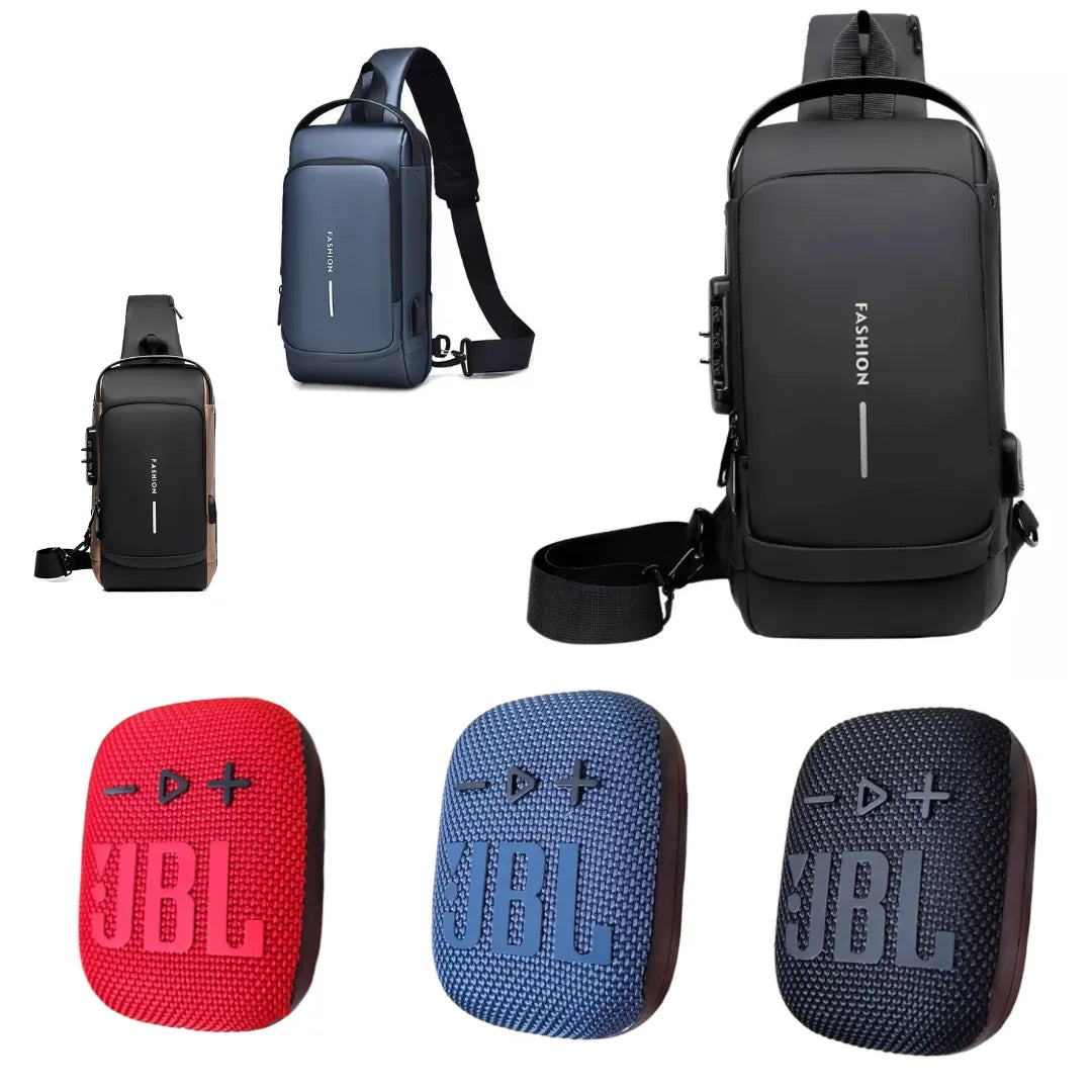 SUPER COMBO JBL Wind3 Pro + Mochila Antirrobo: Estilo y Protección Total℠