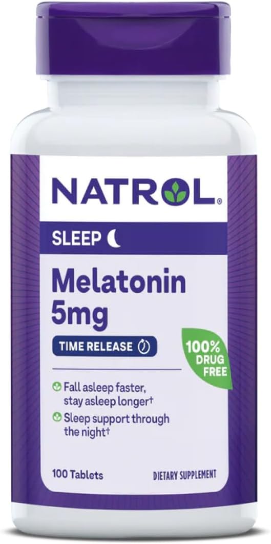 Natrol Melatonina Liberación Prolongada 100 Tabletas