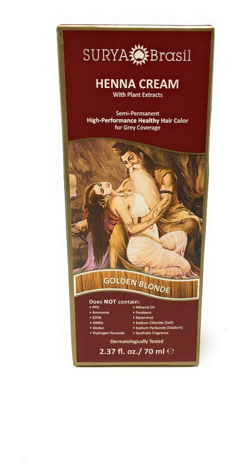 Tinte Surya Brasil Rubio Dorado Semi Permanente Vegano + NOW MAG