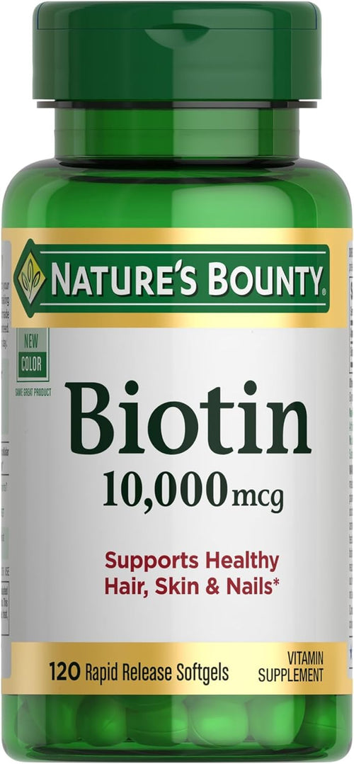 Biotina 10000 Mcg Nature's Bounty Cuidado Personal
