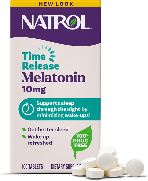 Melatonina Natrol 10Mg Liberación Prolongada 100 Tabletas