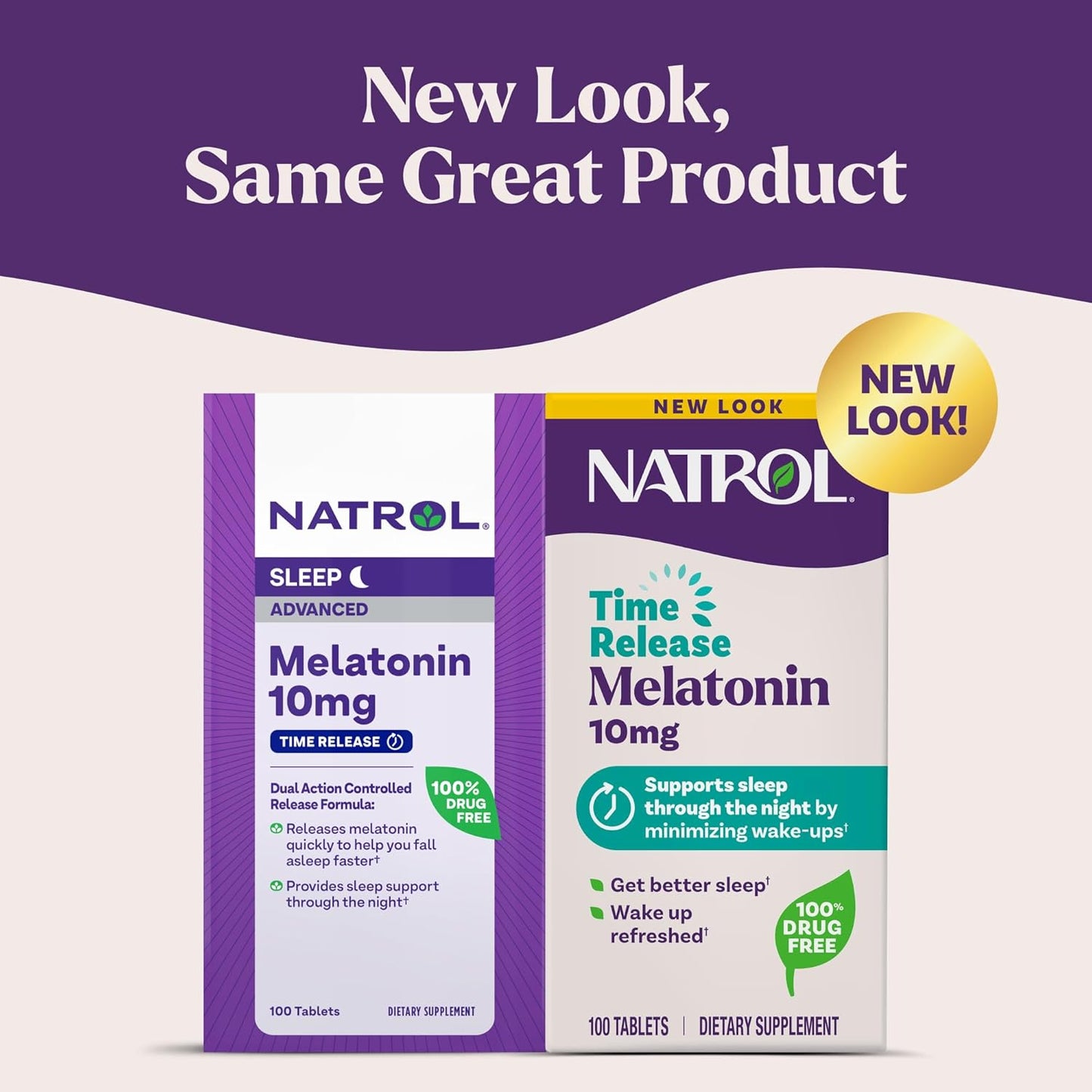 Melatonina Natrol 10Mg Liberación Prolongada 100 Tabletas