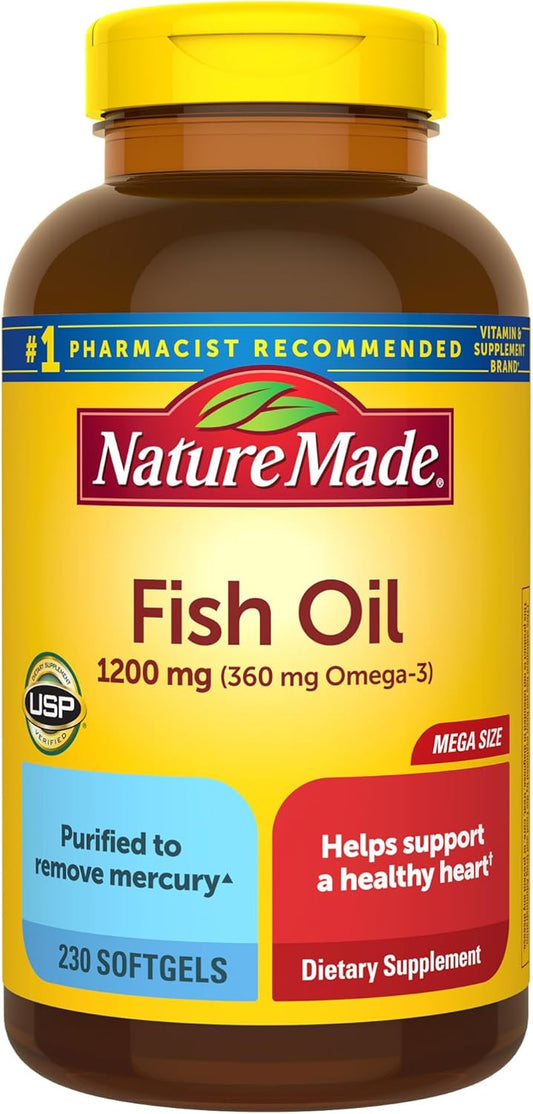 Nature Made Omega 3 Apoyo Bienestar 300 Cápsulas