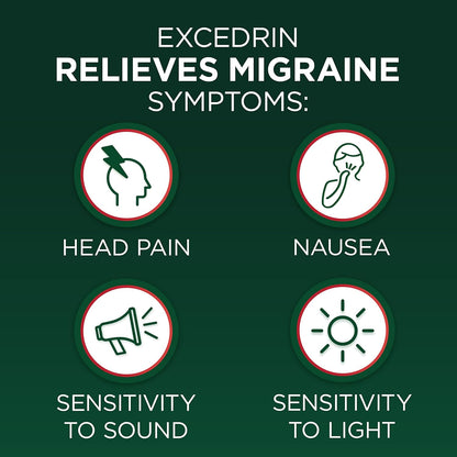 Excedrin Migraine Alivio Diario 100 Cápsulas