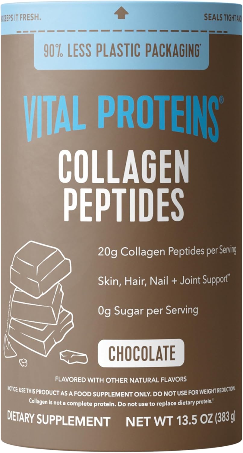 Vital Proteins Colágeno Hidrolizado En Polvo Sabor Chocolate Tipo I y III 17.1 oz Para Piel Cabello Uñas