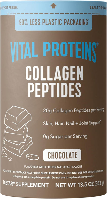 Vital Proteins Colágeno Hidrolizado En Polvo Sabor Chocolate Tipo I y III 17.1 oz Para Piel Cabello Uñas