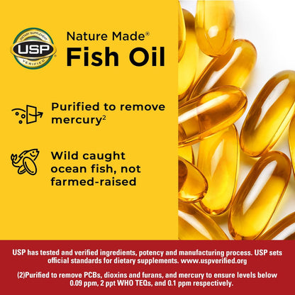 Nature Made Omega 3 Apoyo Bienestar 300 Cápsulas
