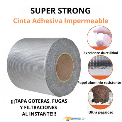 SUPER COMBO Imparable: Cinta UltraResistente + Sellador de Grietas, Protección Total