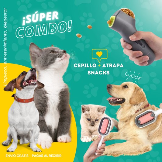 Super Combo LANZASNACK™ PRO: ¡Juega, Entrena y Cuida a tu Mascota! 🐾✨+ EBOOK DE ALIMENTACIÓN