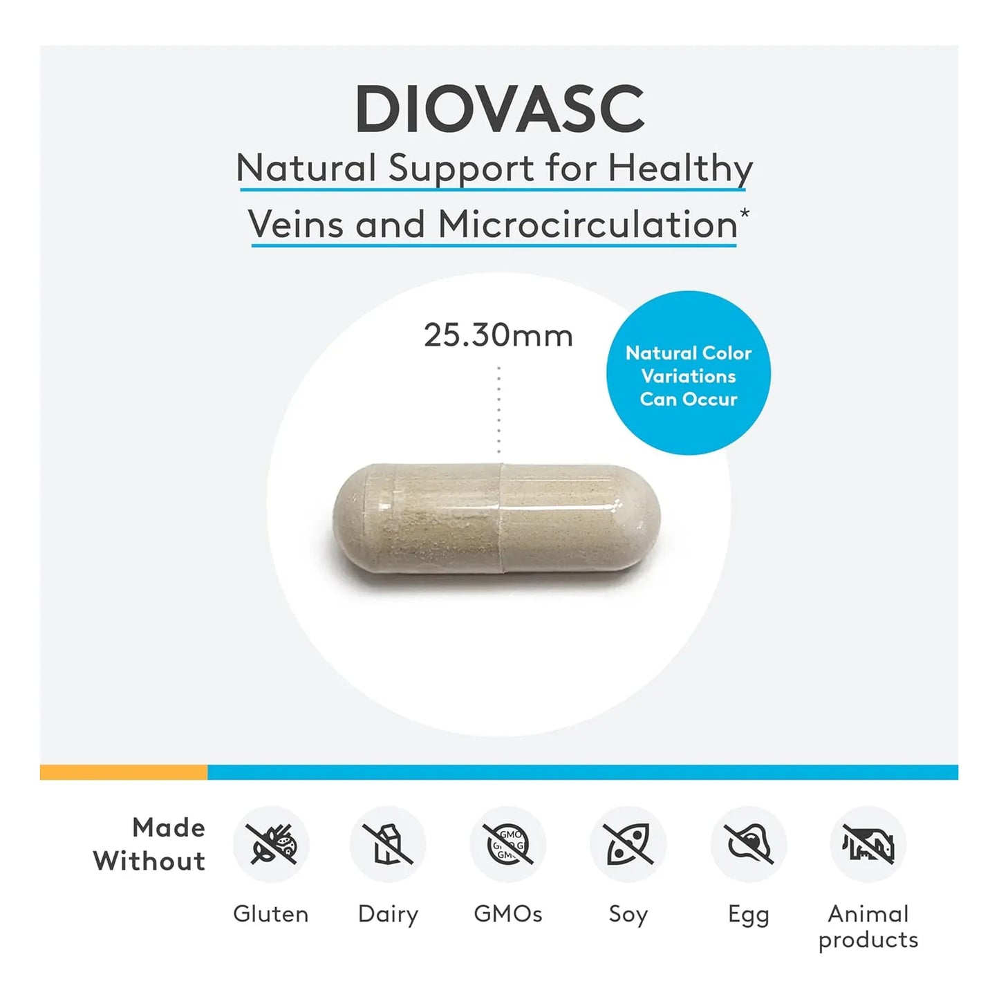DioVasc Soporte Vascular Con Diosmina Micronizada Para Circulación Sanguínea Y Venas Saludables