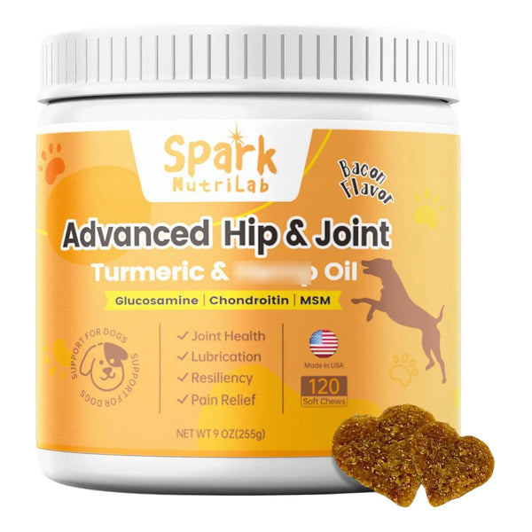 Masticables Suaves Para Articulaciones Perros 120 Unidades Sabor Tocino Apoyo Movilidad