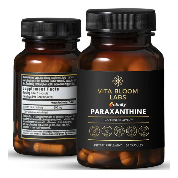 Cápsulas De Paraxantina Enfinity Energía Limpia Y Enfoque 200 Mg X 30 Unidades