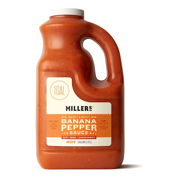 Salsa Picante De Plátano Y Pimienta 3.78L Ideal Para Alitas Y Más